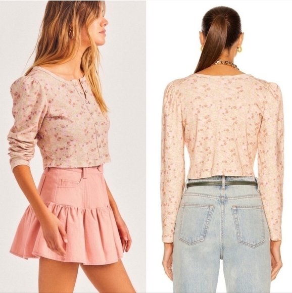 Loveshackfancy Jonah Cropped Cardigan - Picture 3 of 11